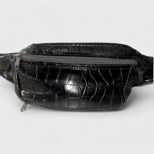 Retro Black Fanny Pack